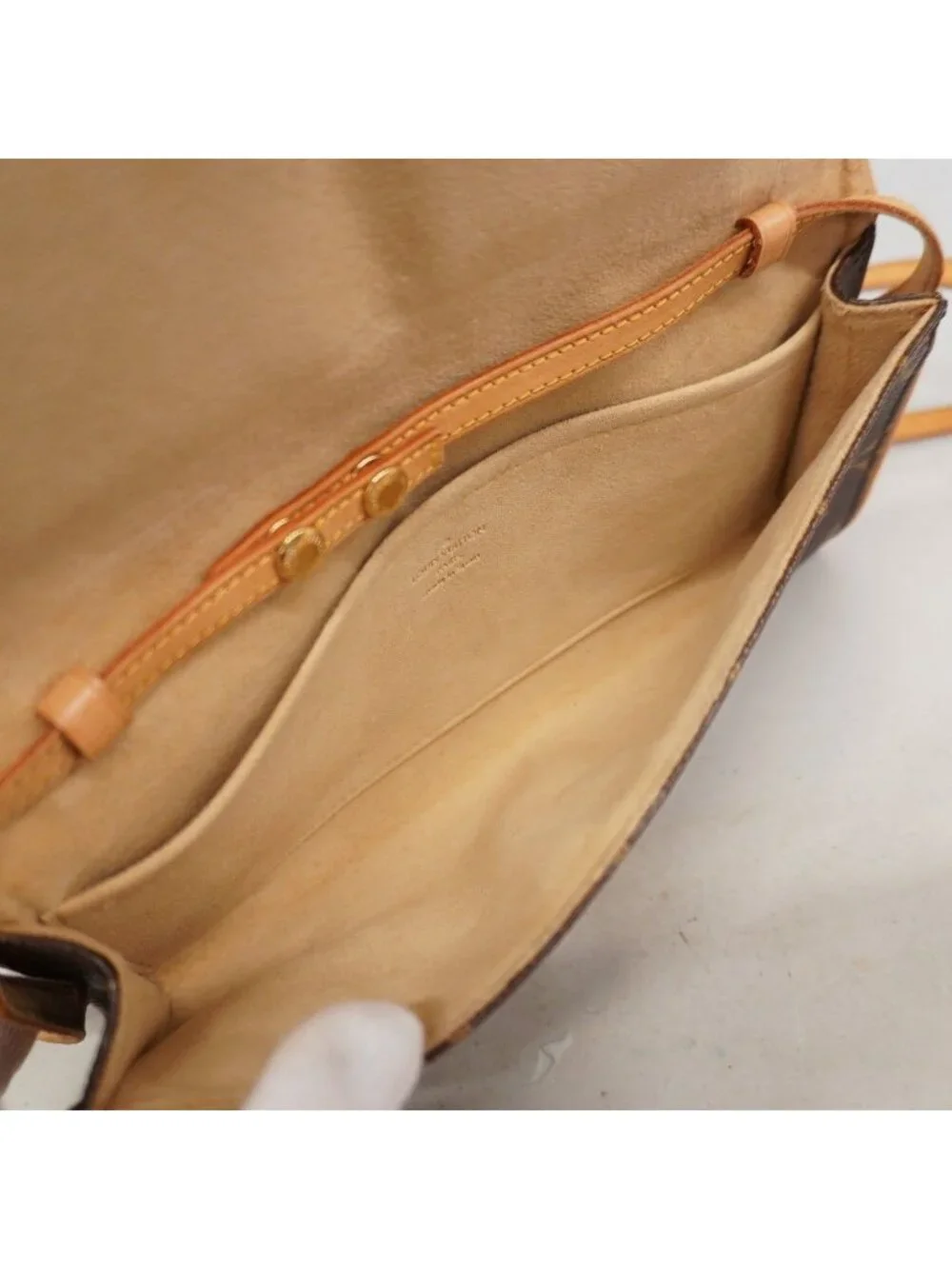 Louis Vuitton Shoulder Bag Monogram Pochette Twin GM Brown